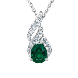 Genuine Birthstone Diamond Pendant 11573 0012 e may