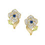 Birthstone Diamond Rose Earrings 11896 0012 i september