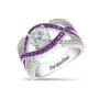 Birthstone Statement Ring, Birthstone Statement Ring 11181 0016 b february