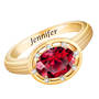 Genuine Birthstone and Diamond Ring 11647 3885 a main