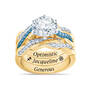 Birthstone Zodiac Ring Set 6740 0044 l december