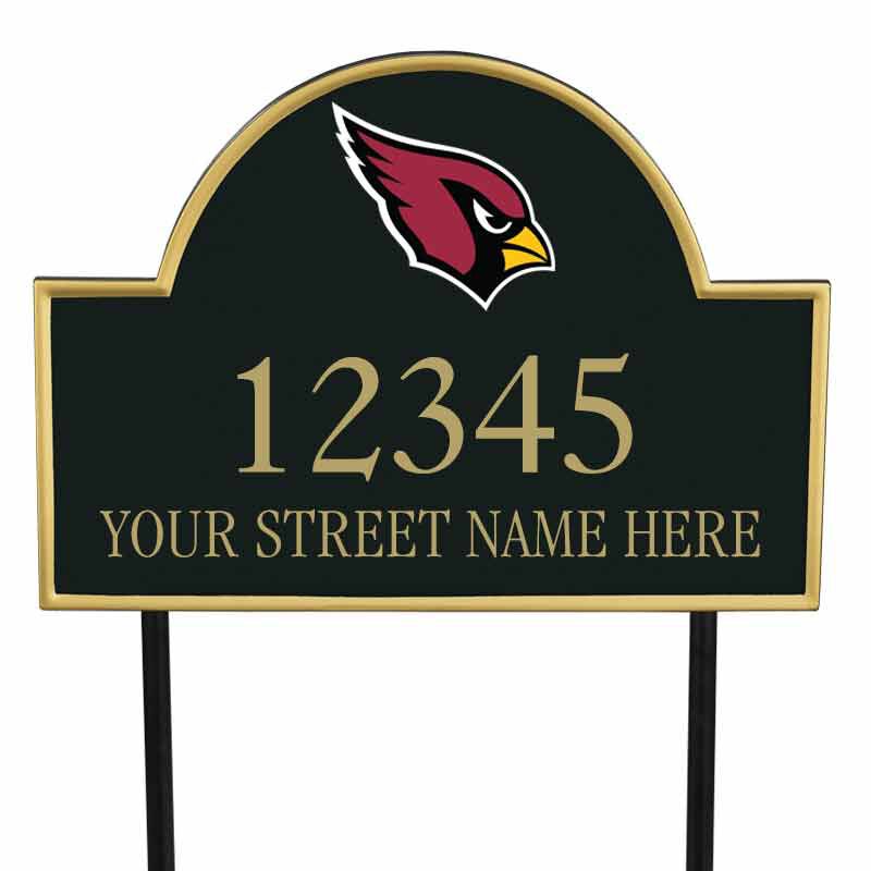 The NFL Personalized Address Plaque 5463 0355 h cardinals