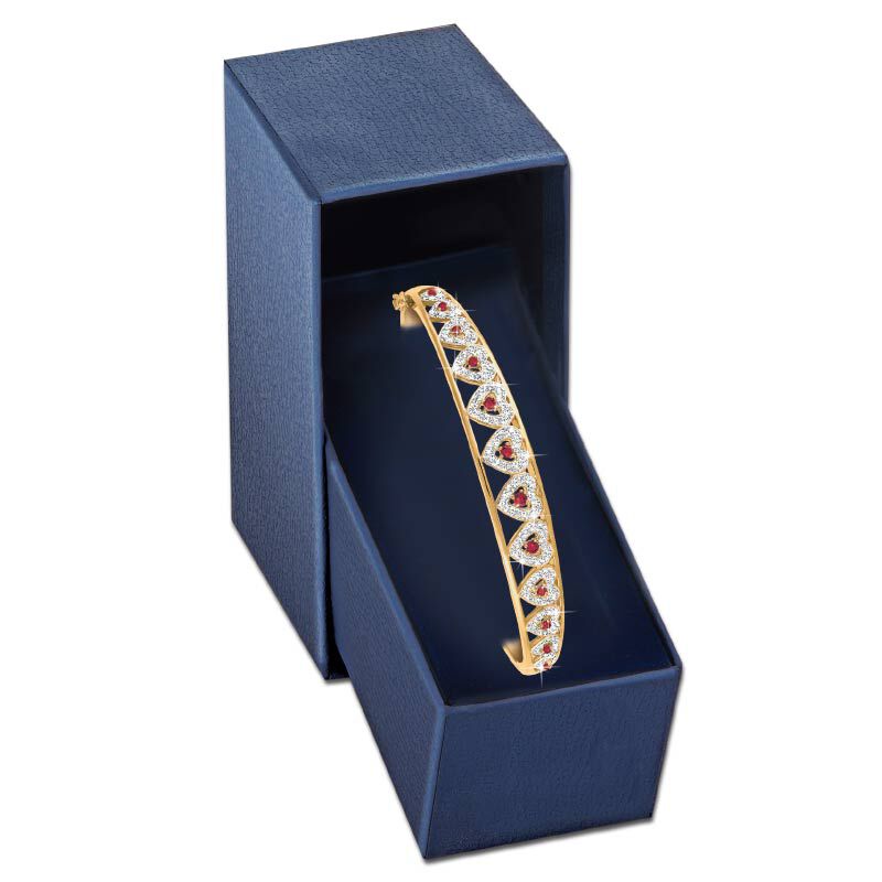 Exotic stones and stripes sliding bangle deals