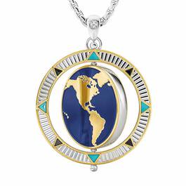 Son Enjoy Lifes Adventures Globe Spinner Pendant 6462 001 6 3