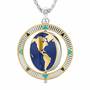 Son Enjoy Lifes Adventures Globe Spinner Pendant 6462 001 6 3