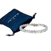 The Shimmering Sea Crystal Tennis Bracelet 12054 0018 g giftpouch