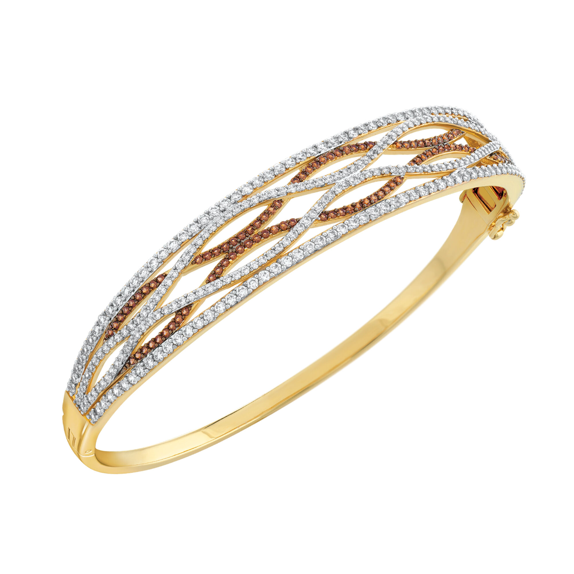 Mocha Swirl Diamonisse Bangle