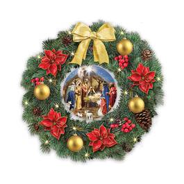 The Nativity Lit Christmas Wreath 1216 001 6 1