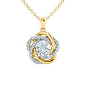 Perfectly Paired Love Knot Pendant with FREE Matching Earrings 4922 0015 b pendant