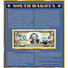 The United States Enhanced Two Dollar Bill Collection 6448 0031 a South Dakota