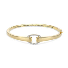 My Daughter Forever Diamond Link Bangle 12082 0014 a main