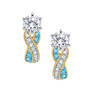 Birthstone Swirl Earrings 6243 0038 l december