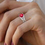Personalized Vintage Elegance Birthstone Ring 12122 0016 m model