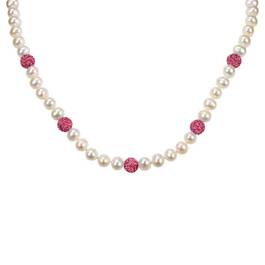 Bedazzled with Birthstones Pearl Necklace 5106 001 0 10