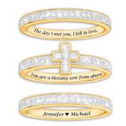 Blessed Love Stackable Diamond Ring Set 5279 001 1 2