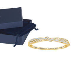 Love Entwined Diamond Bracelet 11524 0012 g gift pouch