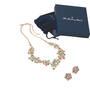 Flowers on Vine Necklace Earring Set 10282 0016 g gift pouch box