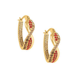 Sparkling Sunrise Hoop Earrings 12011 0093 a main