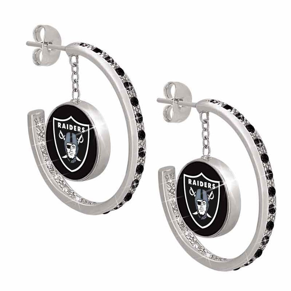 Oakland Raiders Hoop Earrings Choose best dad mugs, pillows, crystal gifts, photo gifts, frames & customized gift shop for him/her with free delivery in. oakland raiders hoop earrings