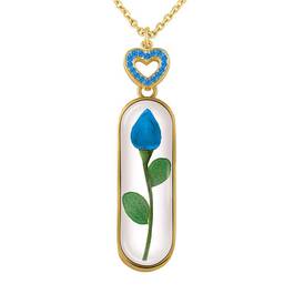 Birthstone Rosebud Pendant 1714 001 3 4