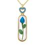 Birthstone Rosebud Pendant 1714 001 3 4