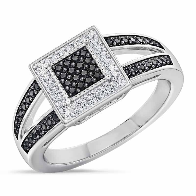 Midnight Spell Black Diamond Ring