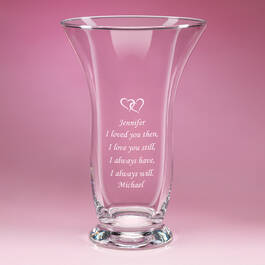 The Personalized I Love You Vase 10157 0026 d pink