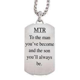 Bless My Son Diamond Cross Pendant 10984 0017 c back