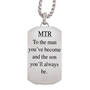 Bless My Son Diamond Cross Pendant 10984 0017 c back
