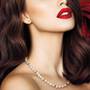 Pearl  Black Diamond Necklace 6062 001 0 6