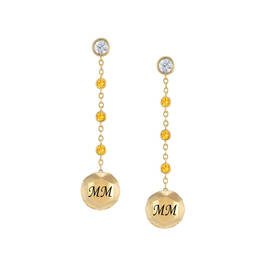 Birthstone Drop Earrings 12040 0015 k november