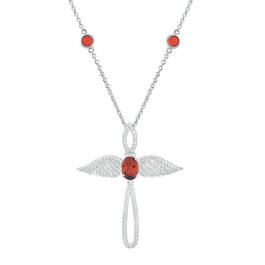 Touched by an Angel Birthstone Necklace 6842 0017 g july