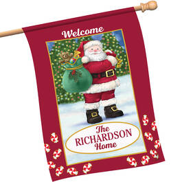 Seasonal Sensations Personalized House Flags 10795 0016 j december