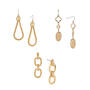 Golden Glow Triple Earrings 10580 0023 a main