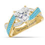 Our Love is Forever Birthstone DIamonisse Ring 10473 0015 c march