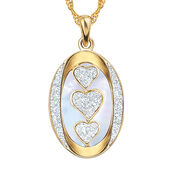 My Daughter in law Marriage made you family Diamond Pendant 1484 0078 b front