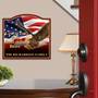 The Home of the Brave Personalized Welcome Sign 6061 001 1 2