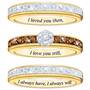 I Love You Always Diamond Ring Set 5215 002 6 2