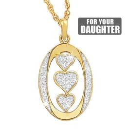 My Daughter I Love You Diamond Pendant 5812 001 5 1