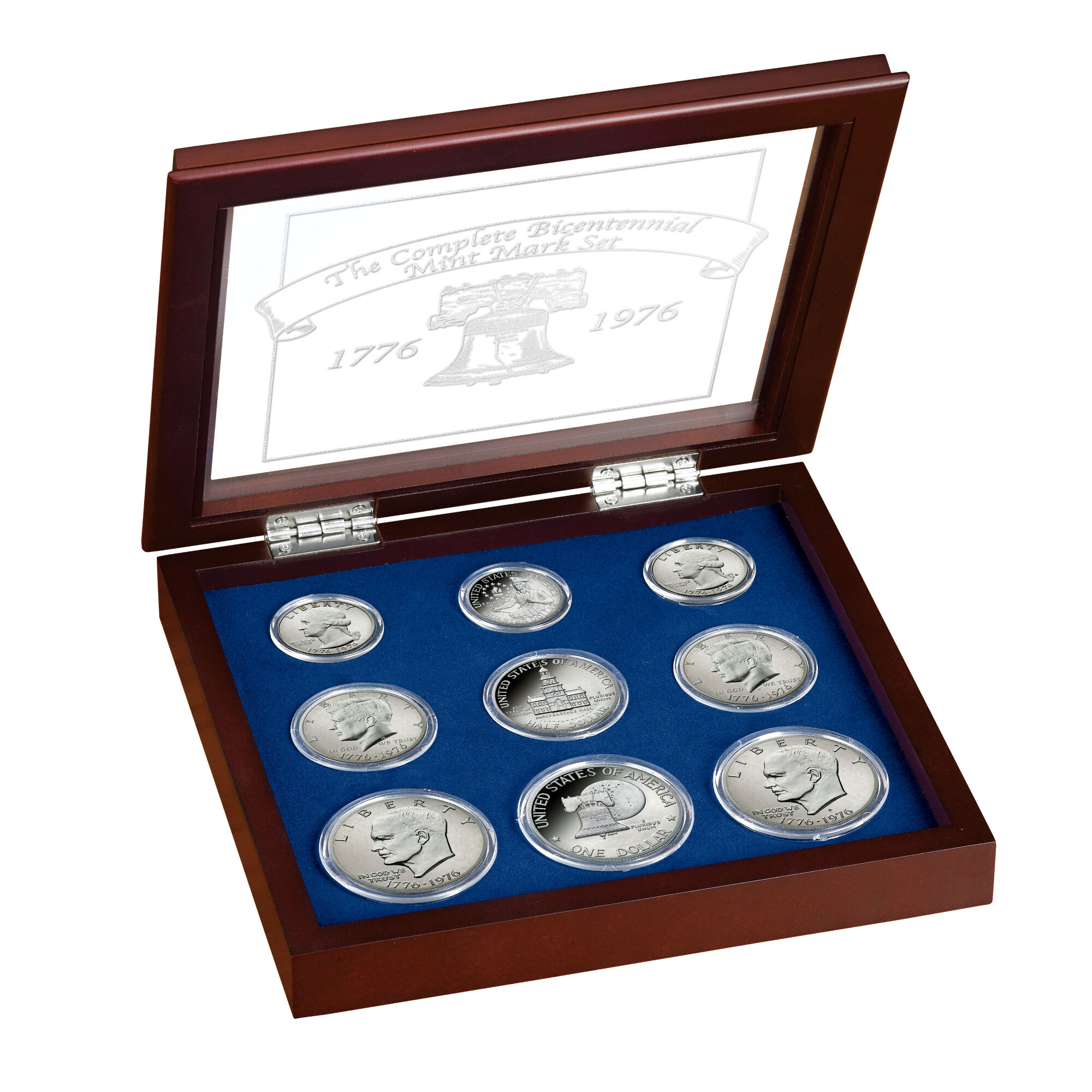 The Complete Bicentennial Mint Mark Set 4195 0056 a displayopen
