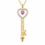 The Birthstone Key Pendant 6685 001 7 10