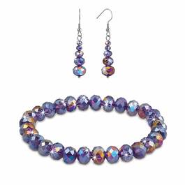 Mystic Glow Crystal Bracelet  Earring Set 5390 007 2 1