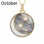 Mother of Pearl Monthly Pendants 6117 001 5 10