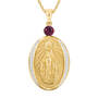 Virgin Mary Diamond Pendant, Virgin Mary Diamond Pendant 10202 0013 b front
