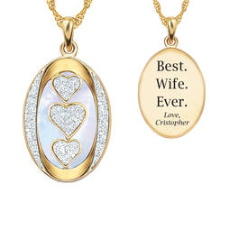 I Love You Diamond Pendant 5238 0367 a main