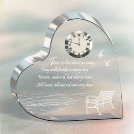 Always in My Heart Crystal Desk Clock 4655 0026 m room