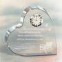 Always in My Heart Crystal Desk Clock 4655 0026 m room