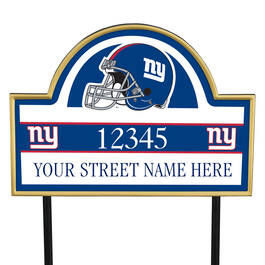 NFL Pride Personalized Address Plaques 5463 0405 a giants