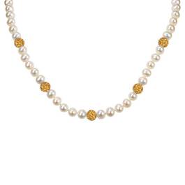 Bedazzled with Birthstones Pearl Necklace 5106 001 0 11