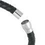 Black Ice Mens Leather Bracelet 1981 005 0 2